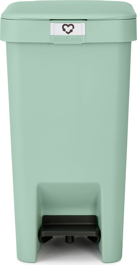 Cestino dei rifiuti con pedale StepUp 10 l verde giada reciclato