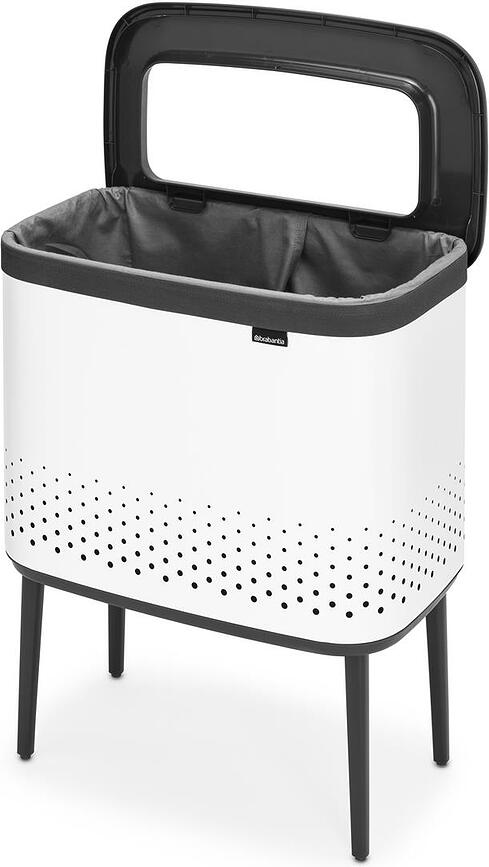 Cesto de Ropa Bo Laundry Bin 60 l, blanco
