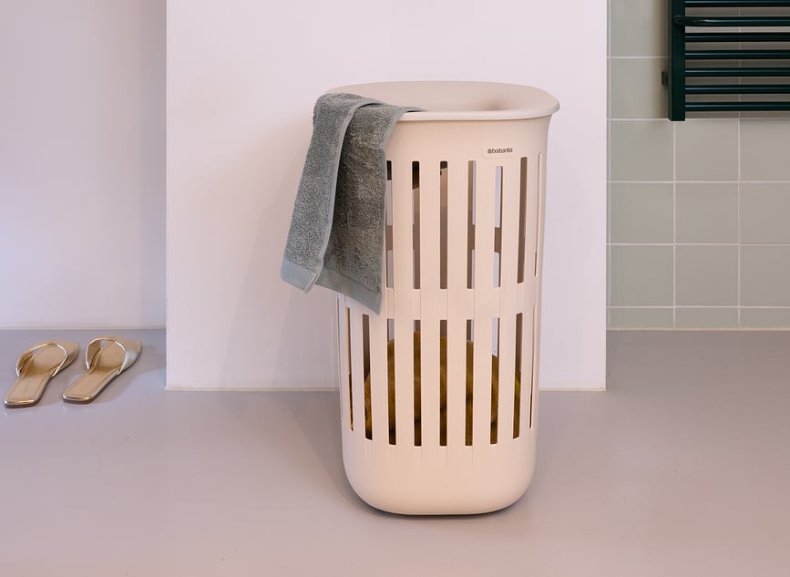 Cesto de ropa Collect-It 55 l, beige