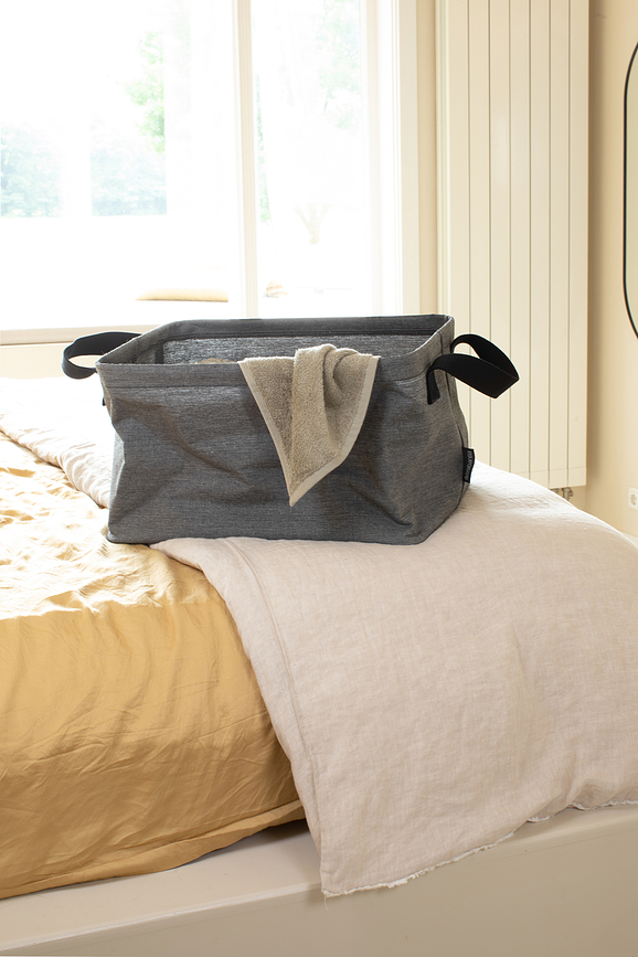 Cesto para la Colada plegable Brabantia, 35 L, gris oscuro