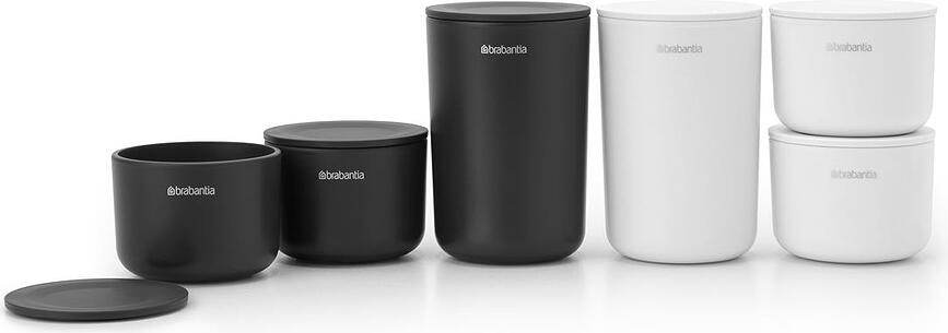 Contenedores para almacenamiento ReNew, blancos, 3 unidades