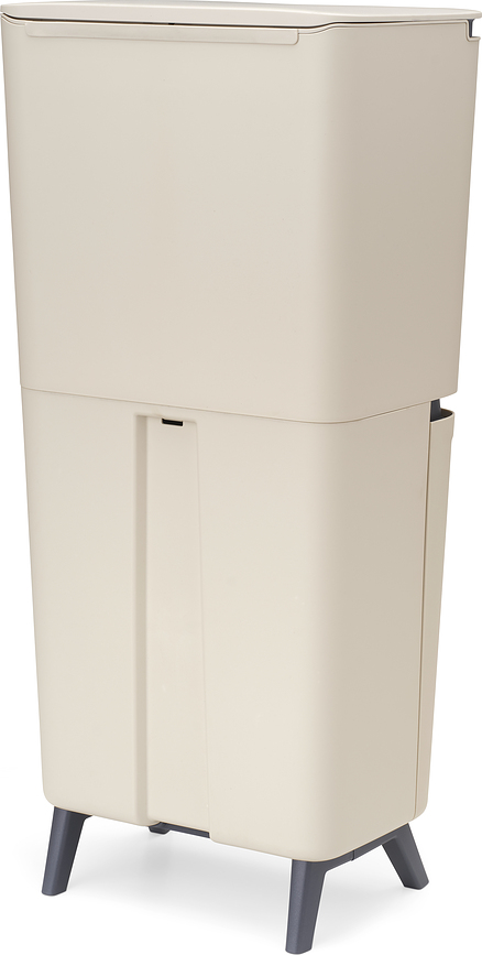 Corbeille de tri des déchets SortUp Hi 25 + 10 + 10 l, gris foncé