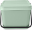 Coș de gunoi Sort & Go Stackable 20 l verde de jad