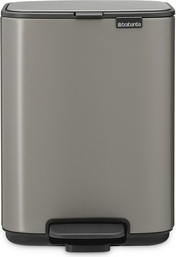 Cubo de Basura a Pedal Bo 4 l, platino