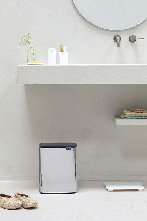 Cubo de Basura Bo, 12 l, blanco