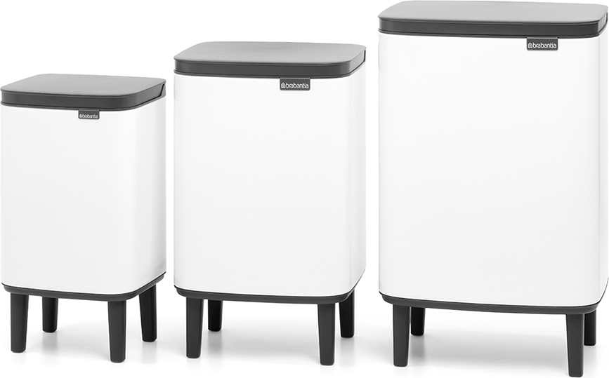 Cubo de Basura Bo Bin Hi, 4 L, blanco