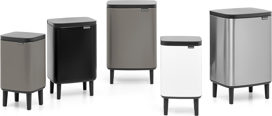 Cubo de Basura Bo Bin Hi, 4 L, blanco