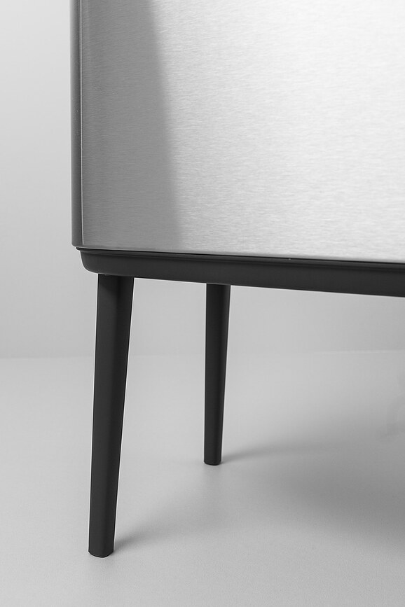 Cubo de Basura Bo Touch Bin, triple compartimento 3 x 11 L, gris hormigón mineral