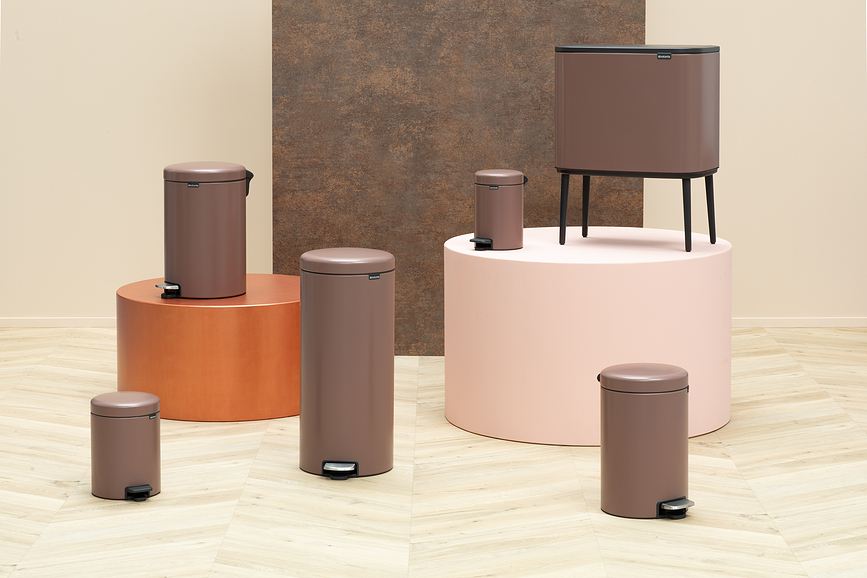 Cubo de Basura Bo Touch Bin, 11 l + 23 l, blanco