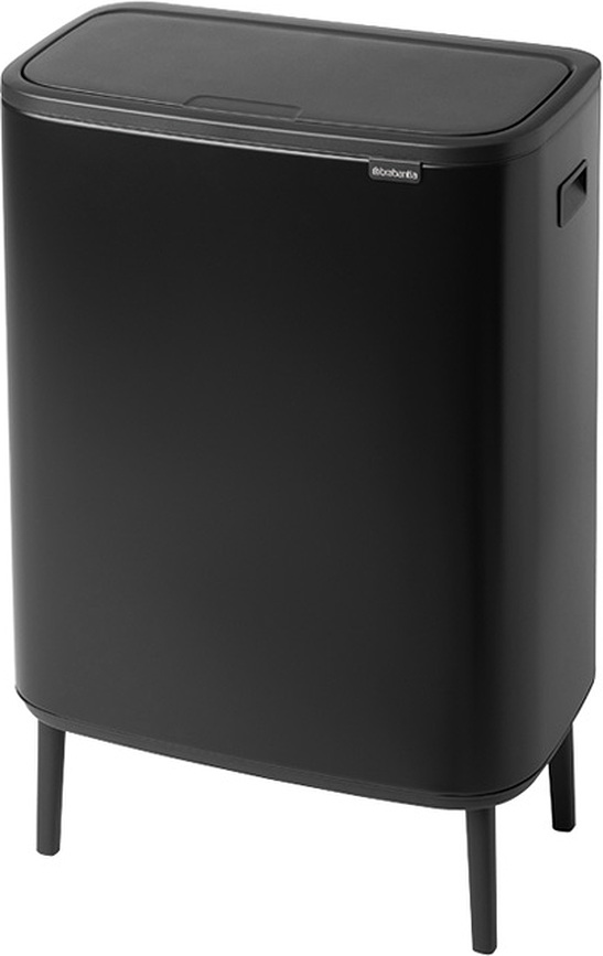 Cubo de basura Bo Touch Bin Hi 2 x 30 l, beige