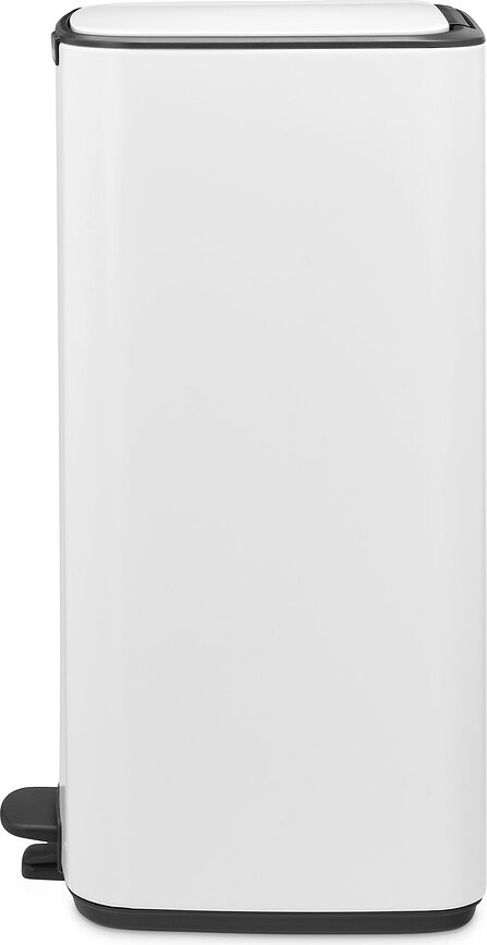 Cubo de Basura con Pedal Bo, 30 l, blanco