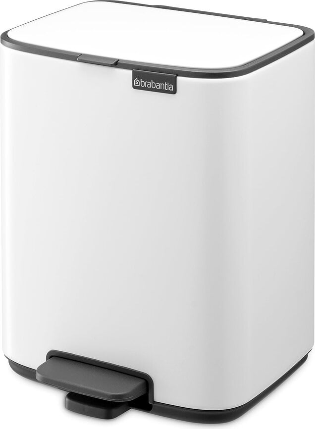 Cubo de Basura con pedal Bo, 7 L, beige