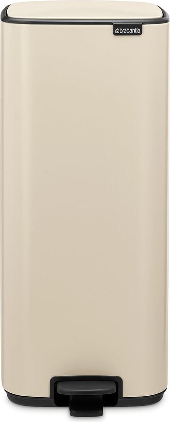 Cubo de Basura de pedal Bo, 30 L, beige
