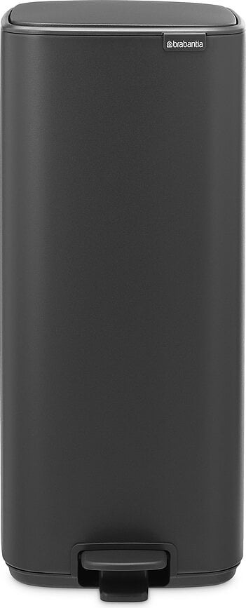 Cubo de Basura de pedal Bo, 30 L, gris oscuro