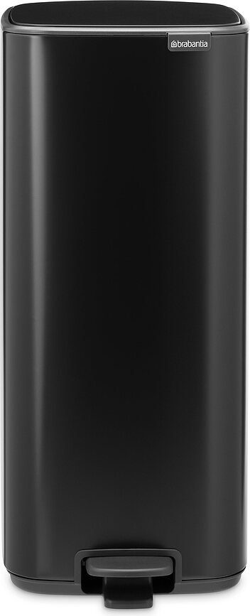 Cubo de Basura de pedal Bo, 30 L, negro mate