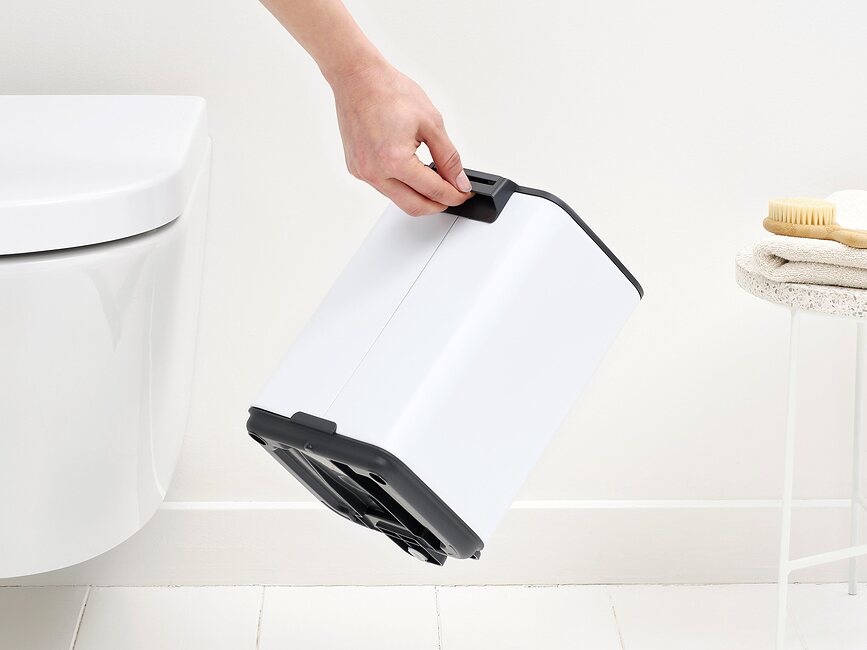 Cubo de Basura con pedal Bo, 4 L, negro mate