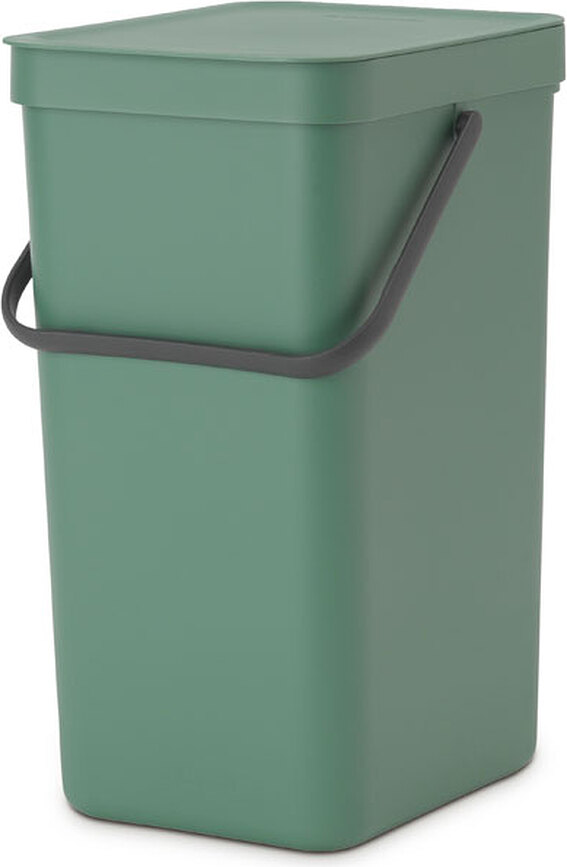 Cubo de Basura para Reciclaje Sort & Go, 16 l, verde
