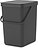 Cubo de Basura para Reciclaje Sort & Go 25 l, gris