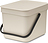 Cubo de basura para reciclaje Sort & Go 6 l, beige