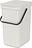 Cubo de Reciclaje Sort & Go, 12 l, gris claro