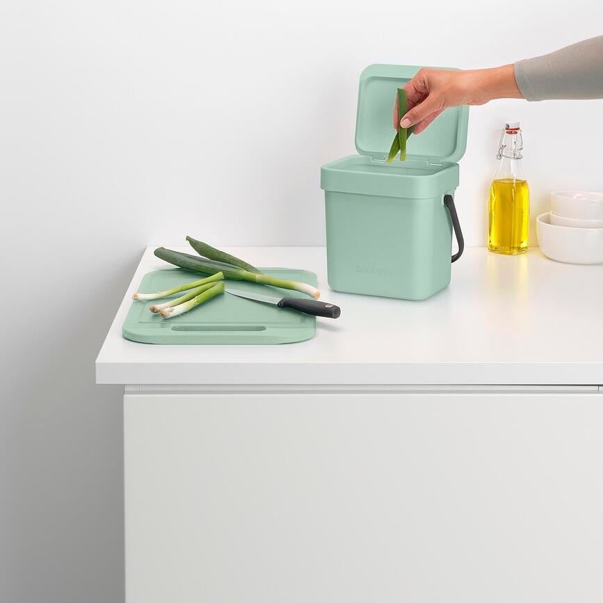 Cubo de Reciclaje Sort & Go, 3 L, antracita