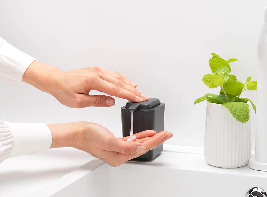 Dosificador de Jabón Sink Side, gris oscuro