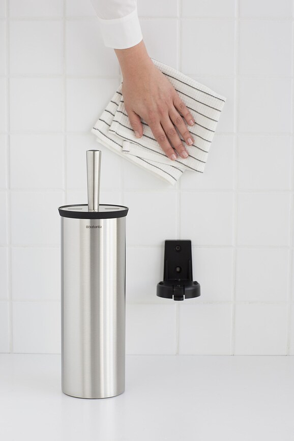 Escobillero de WC de acero pulido Profile