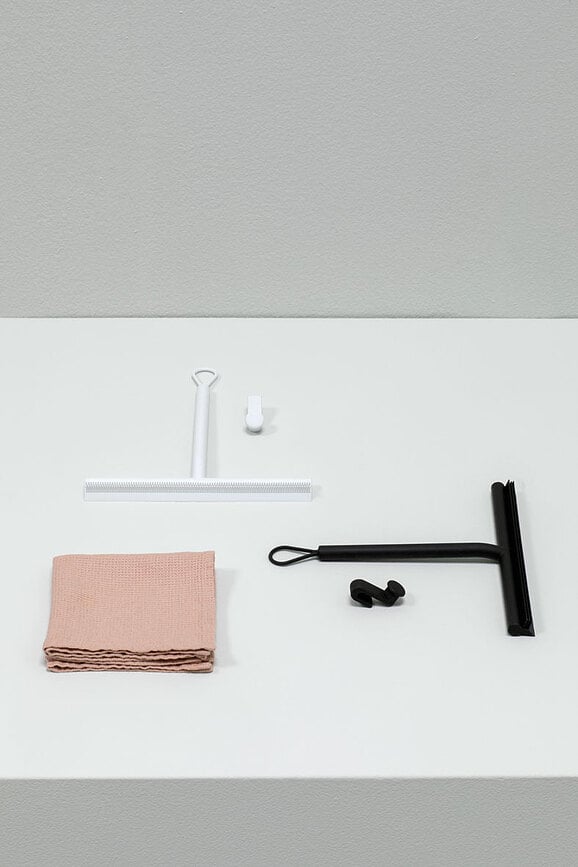 Rasqueta de Ducha ReNew, antracita, con soporte