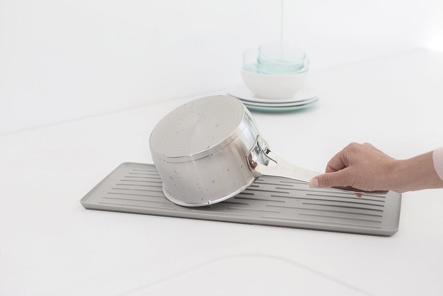 Escurridor de Platos Brabantia, pequeño, gris oscuro