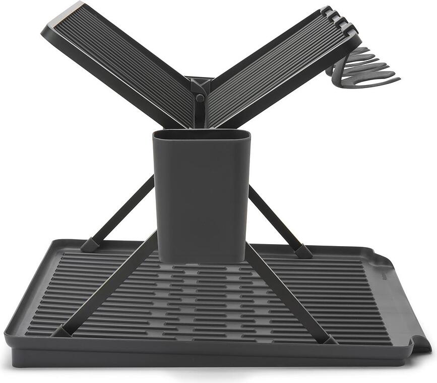 Escurridor de platos plegable Brabantia, grande, antracita