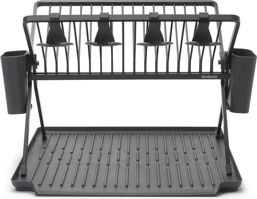 Escurridor de platos plegable Brabantia, grande, antracita