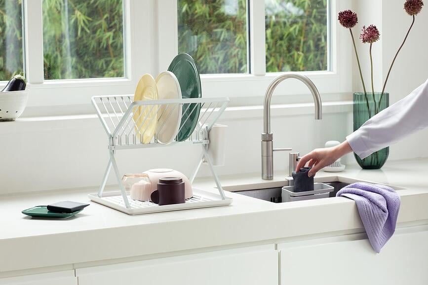 Escurridor de Platos plegable Brabantia, pequeño, antracita
