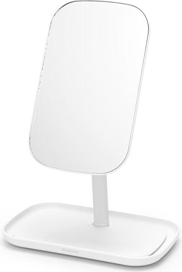 Espejo con base ReNew, blanco