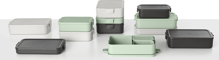 Fiambrera Make & Take, talla M, gris