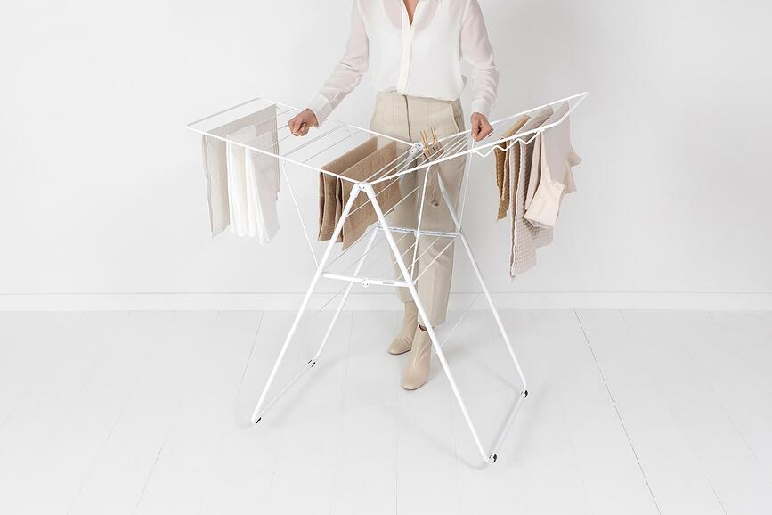 Hangon Απλώστρα, 127 cm, μαύρη, ματ