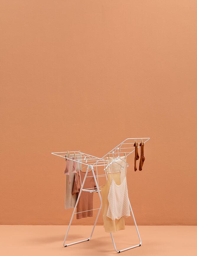 Hangon Séchoir à Linge, 108 cm, blanc