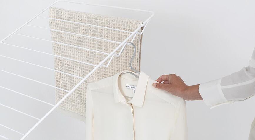 Hangon Séchoir à Linge 181 cm, gris métallisé