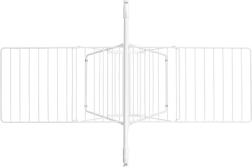 Hangon Sušilo za rublje s dodatnom šipkom 181 cm mat crna