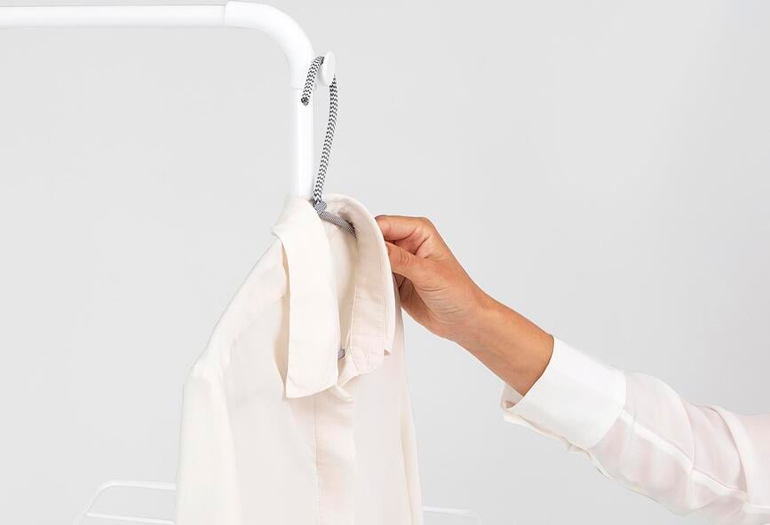 Hangon Sušilo za rublje s dodatnom šipkom 181 cm mat crna