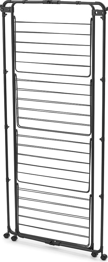 Hangon Tower Απλώστρα Ρούχων τετραώροφη, μαύρη