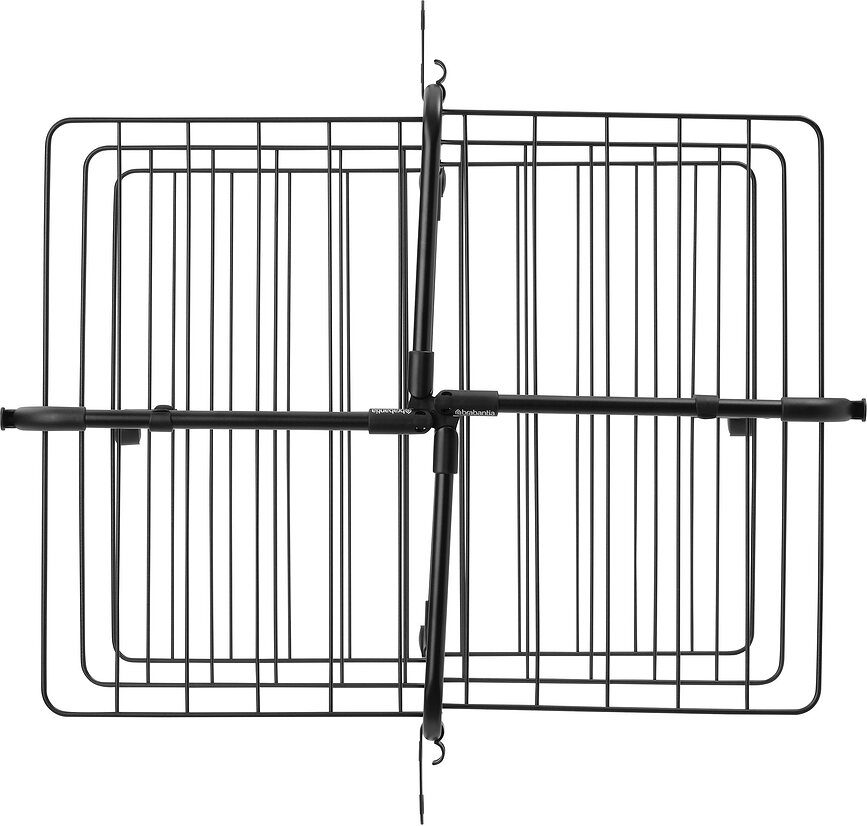 Hangon Tower Απλώστρα τριών επιπέδων, μαύρη