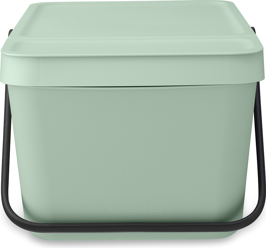 Кошик для сміття Sort & Go Stackable 20 л, нефритово-зелений