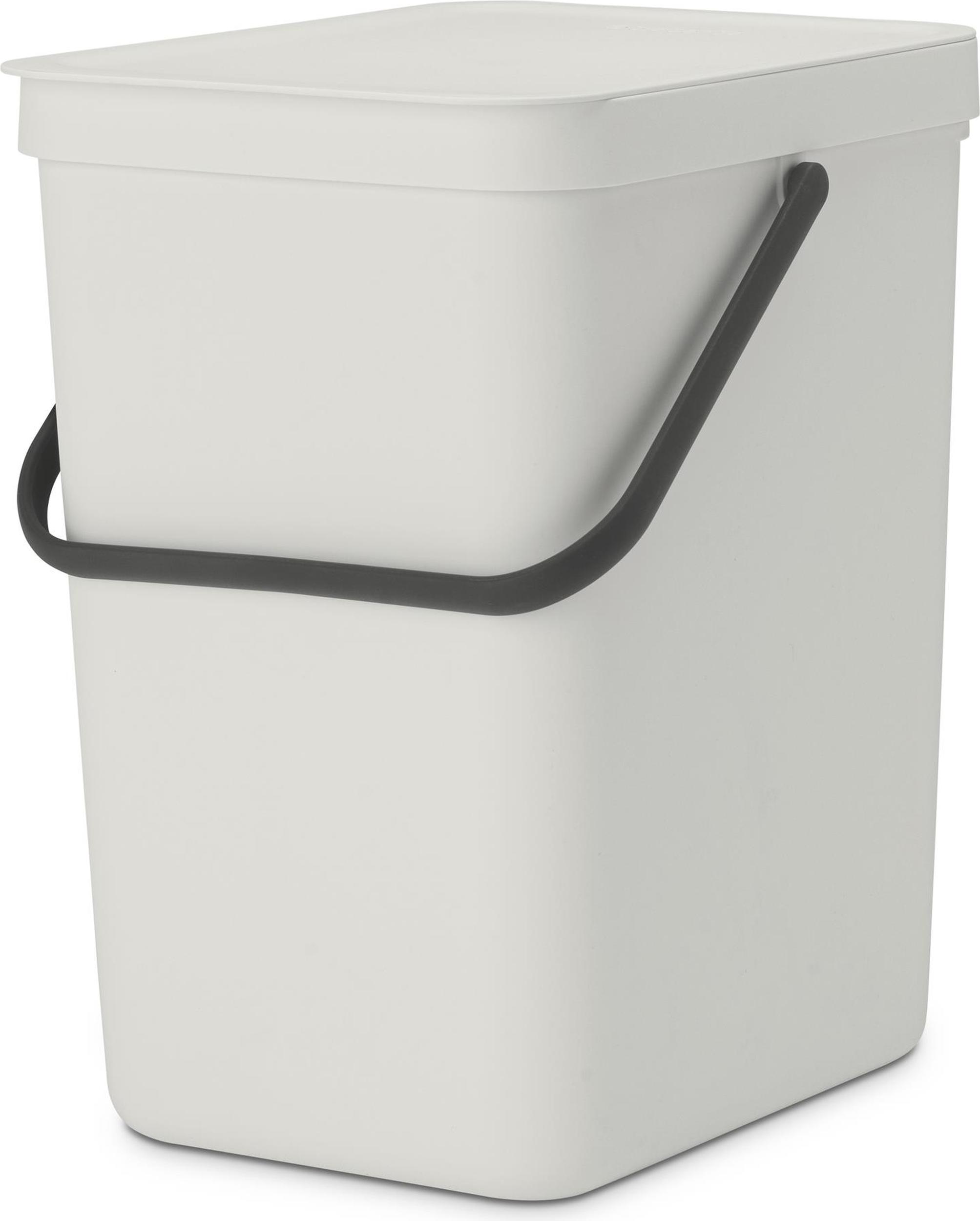 Kosz do segregacji odpadów Sort & Go 25 l jasnoszary