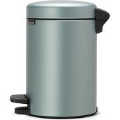 Kosz na śmieci pedałowy NewIcon 3l metaliczny miętowy