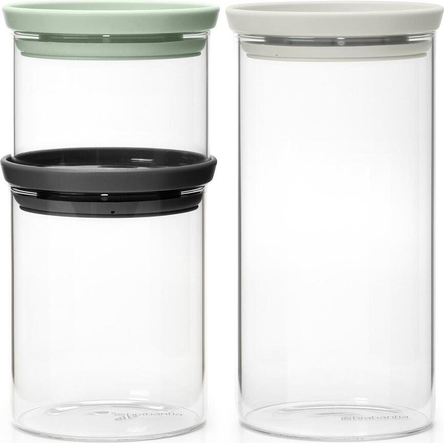 Кухонні контейнери Brabantia скляні, 3 шт.
