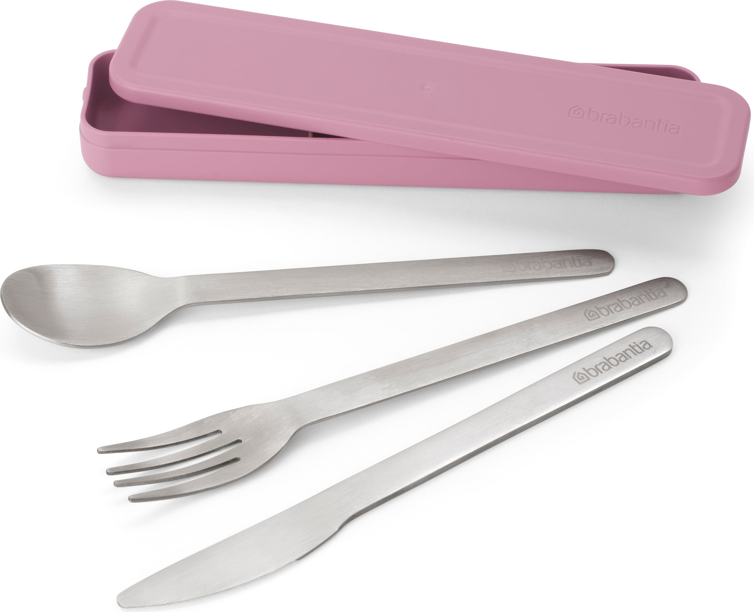 Make & Take Besteck-Set, rosa, 3 St.