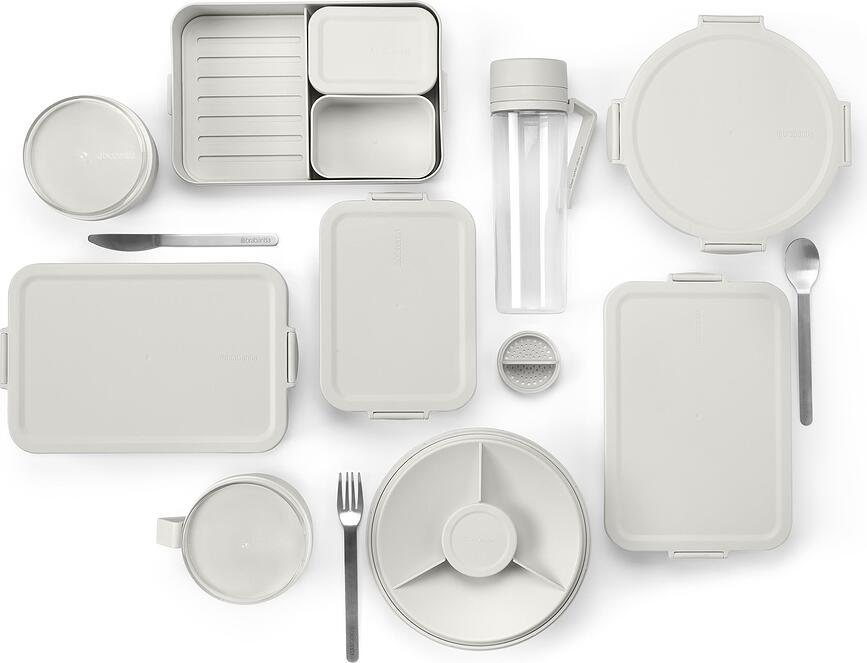 Make & Take Boîte à sandwich plate, grise