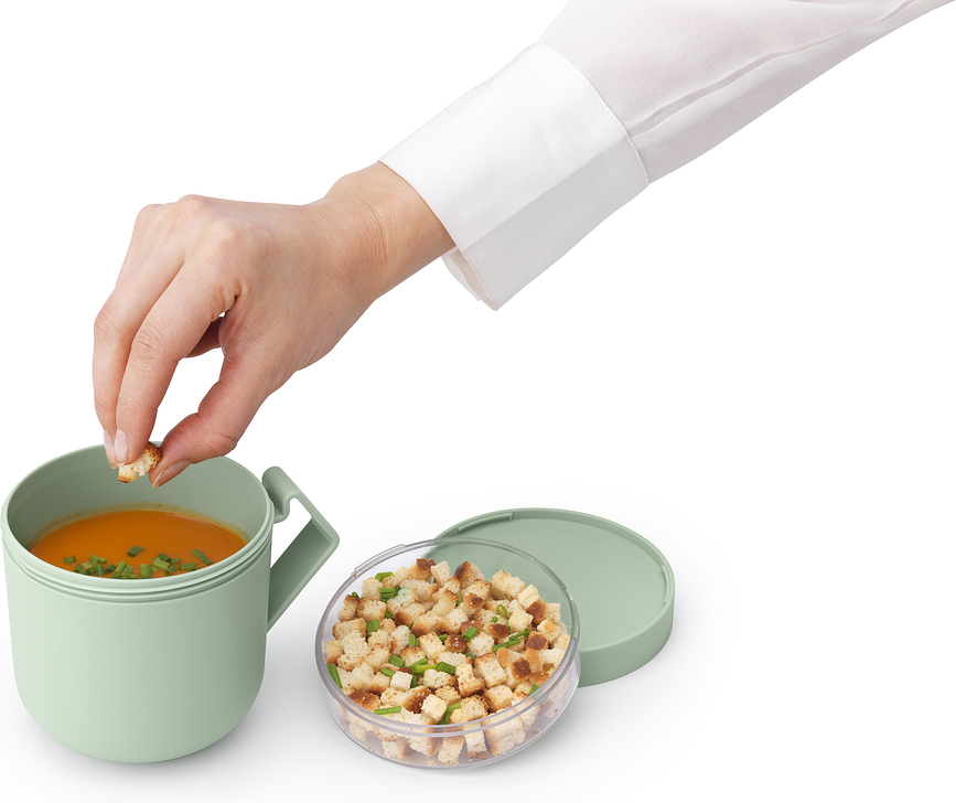 Make & Take Boîte à Soupe 600 ml, vert jade
