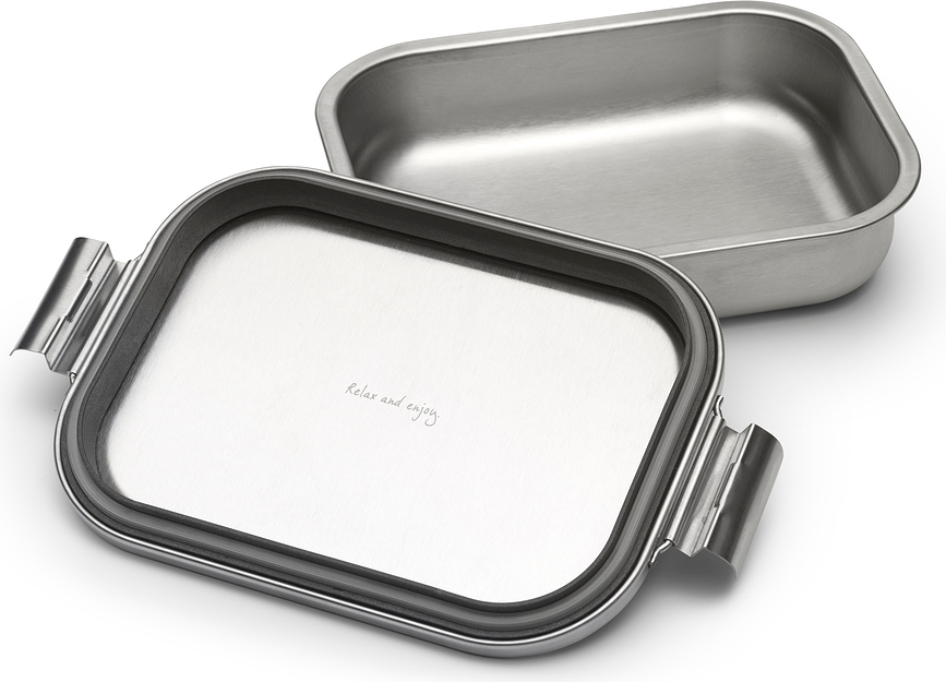 Make & Take Boîte Repas, taille M, acier mat