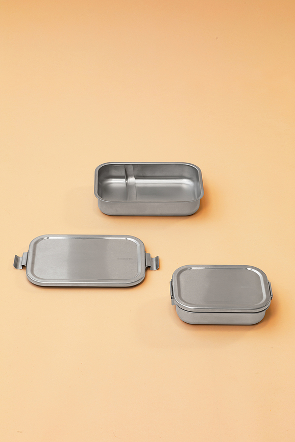 Make & Take Boîte Repas, taille M, acier mat